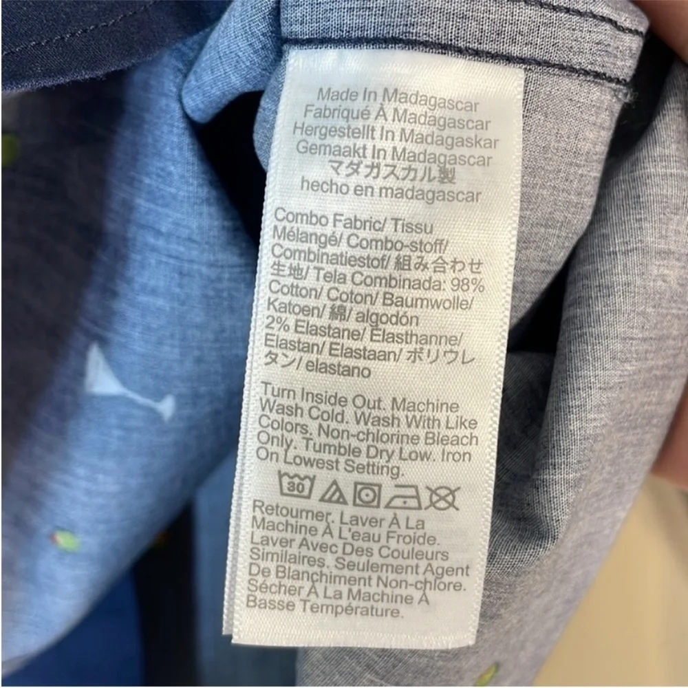 NEW! J. Crew Classic Flex Casual Cocktail Glass Print Shirt. Men’s XL. - Picture 5 of 7